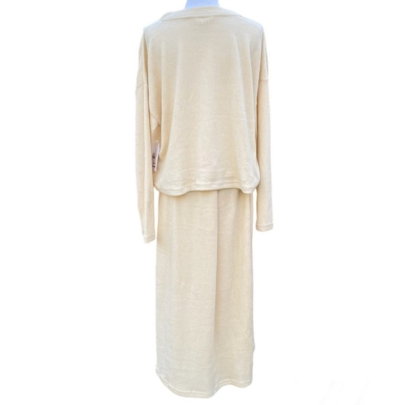 Time and Tru Women’s Cardigan and Skirt 2PC Set Size 20 XXL - Picture 4 of 8